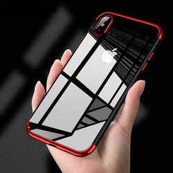 Transparent Ultra Thin Back Case For iPhone X