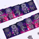 12 Patterns/Set Boho Dream Catcher Nail Art Stickers