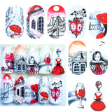 Special Set #5 -12 Sheets Per Pack | Cute Animals And Flora Theme Nail Art Decals