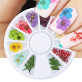 3D Dried Flower Theme | Nail Art Decals